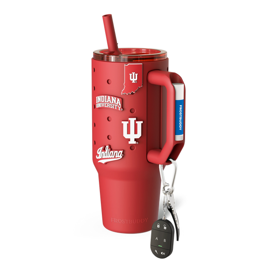 Thicc Buddy 40oz | Indiana Hoosiers | Skin + Budz Bundle