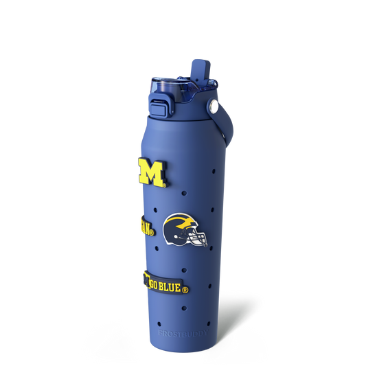Bottle Buddy 32oz | Michigan Wolverines | Skin + Budz Bundle