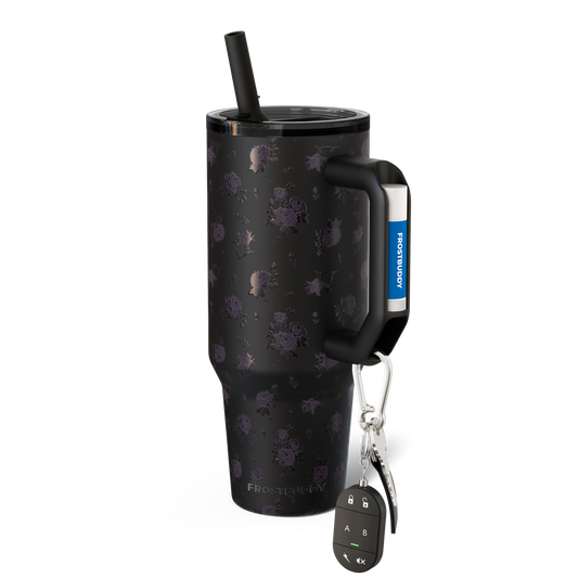 Thicc Buddy 40oz | Black Floral